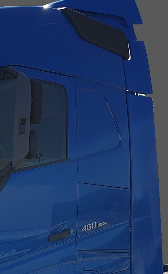 spoiler VOLVO FH EURO 6 for truck tractor VOLVO Globetrotter (no XL)