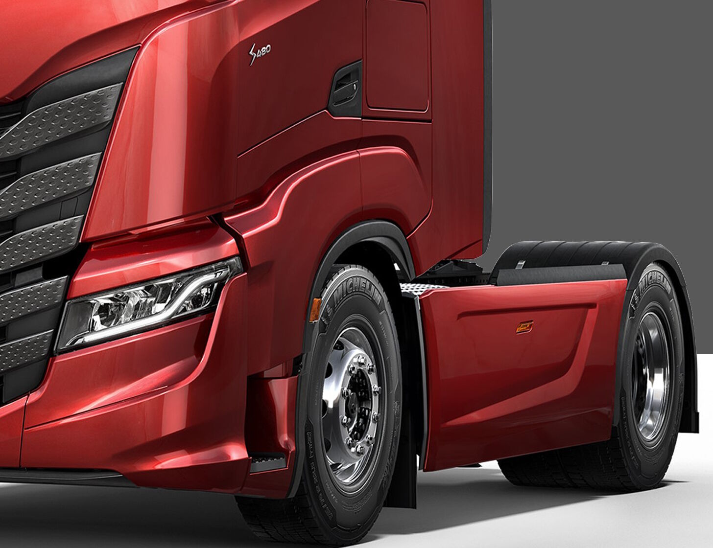 spoiler IVECO S WAY EURO 6 Sideskirts / Fairings for truck IVECO Stralis S-WAY 2020 -> Euro 6