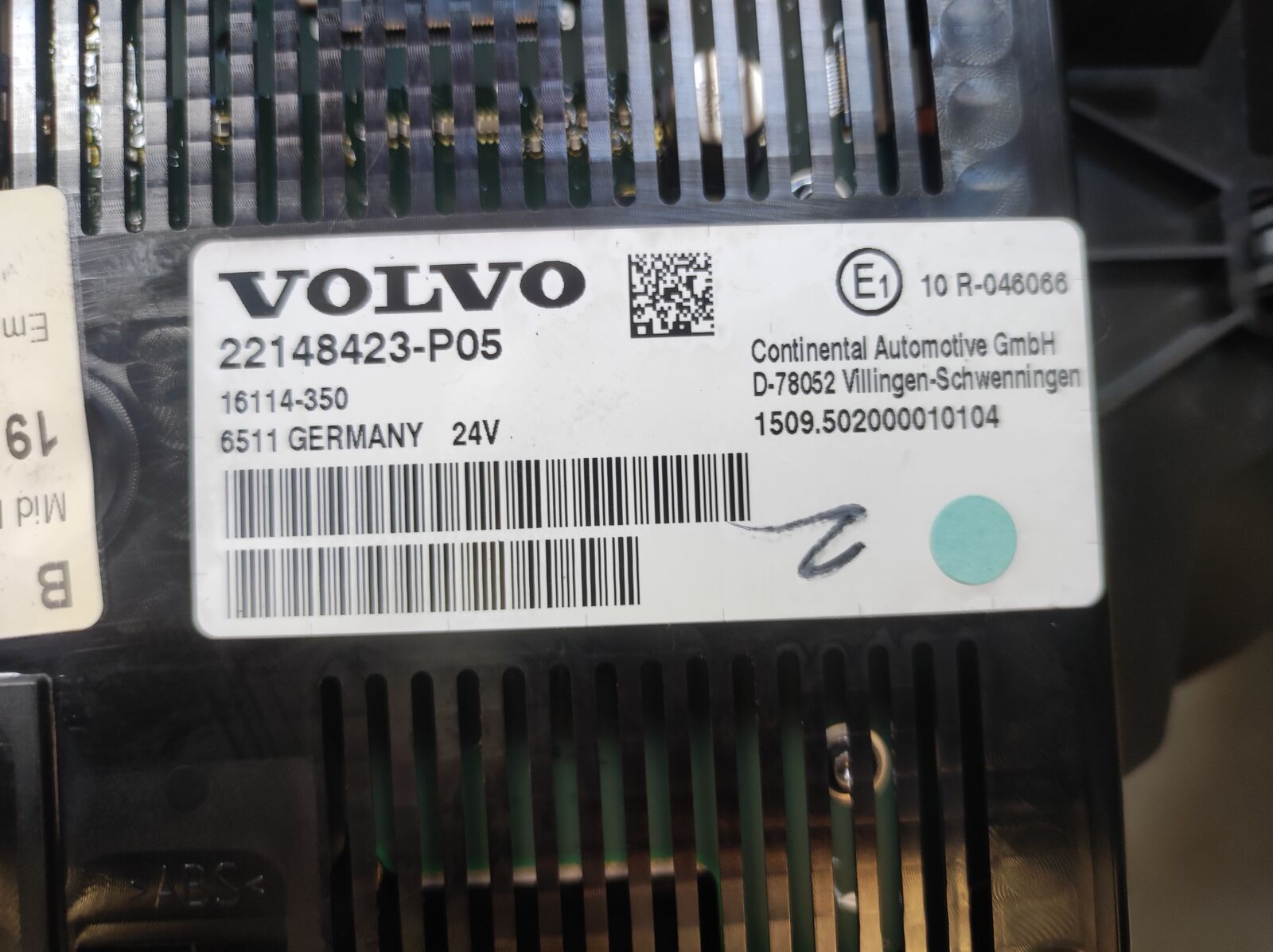 control unit VOLVO Display for truck VOLVO FH4 E6 - FH13 FH16